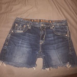 Rick Revival Blue Jean Shorts.